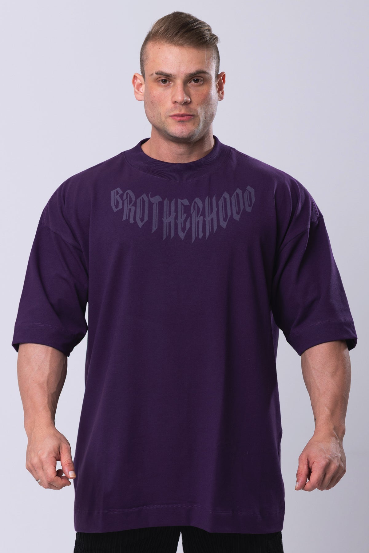Camiseta Oversized Irmandade - Roxa
