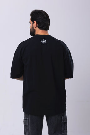 Camiseta Oversized Jungle - Preta