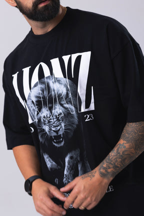 Camiseta Oversized Jungle - Preta