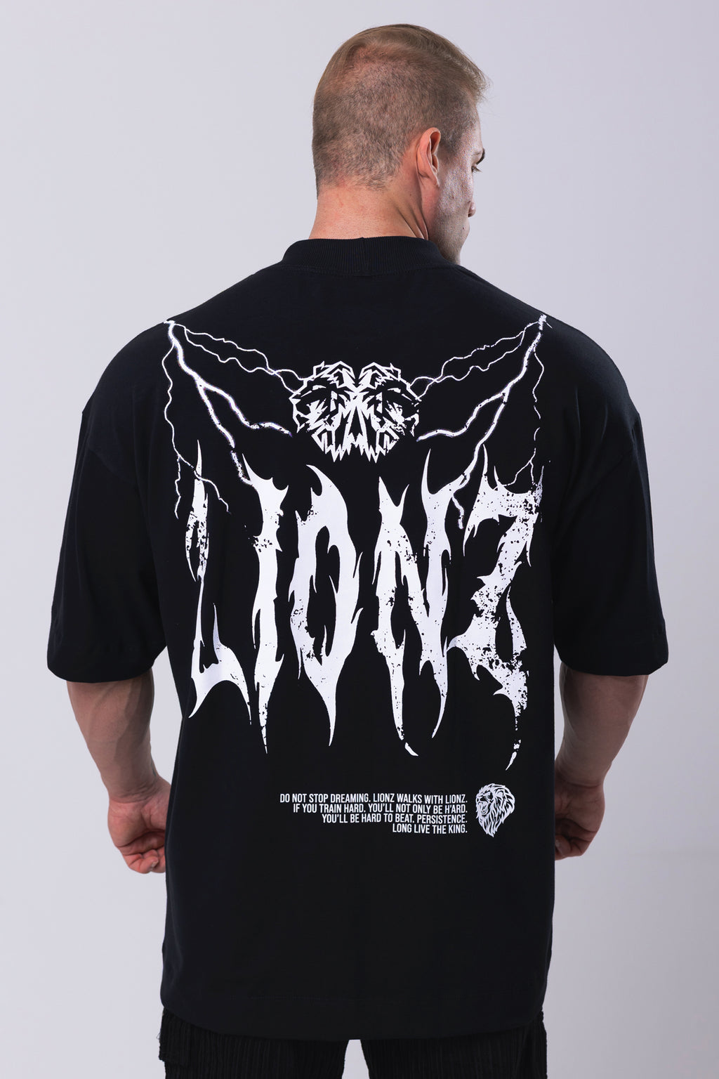 Camiseta Oversized MetalThunder - Preta