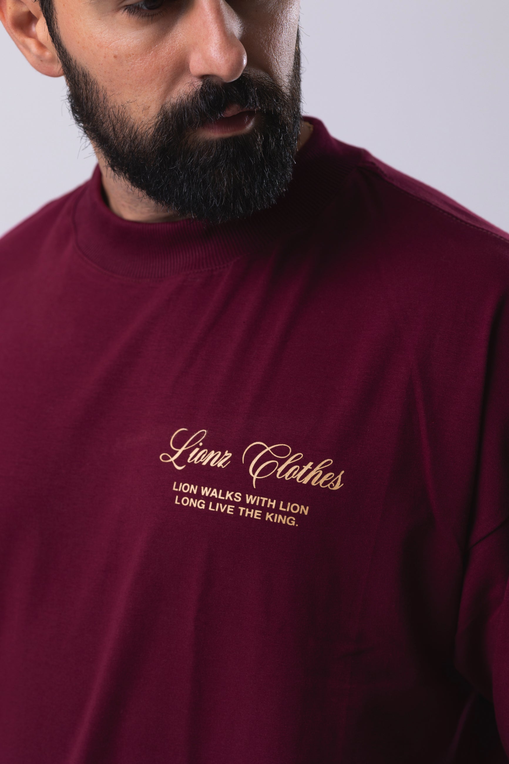 Camiseta Oversized Limited Edition - Bordo