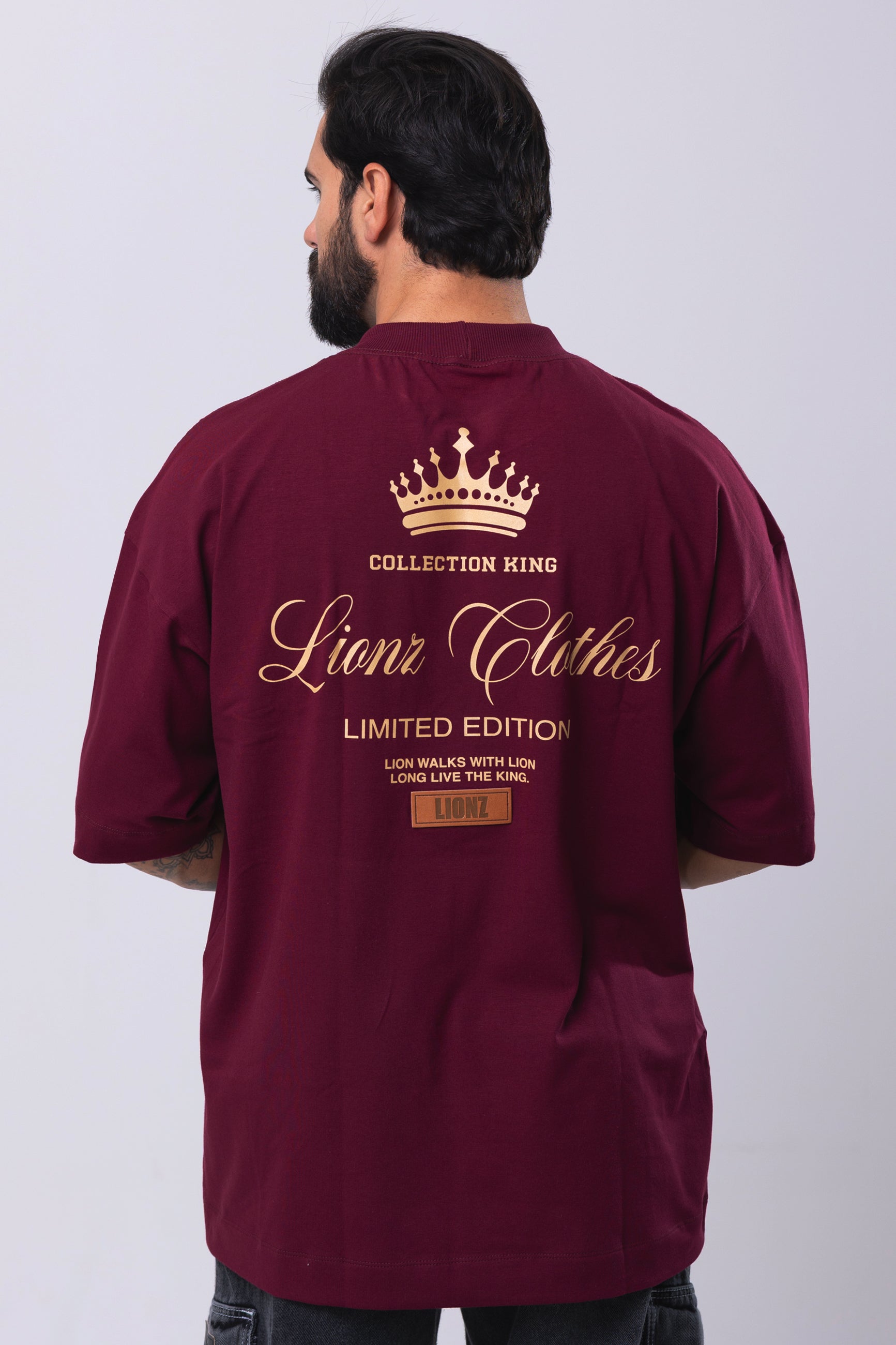 Camiseta Oversized Limited Edition - Bordo