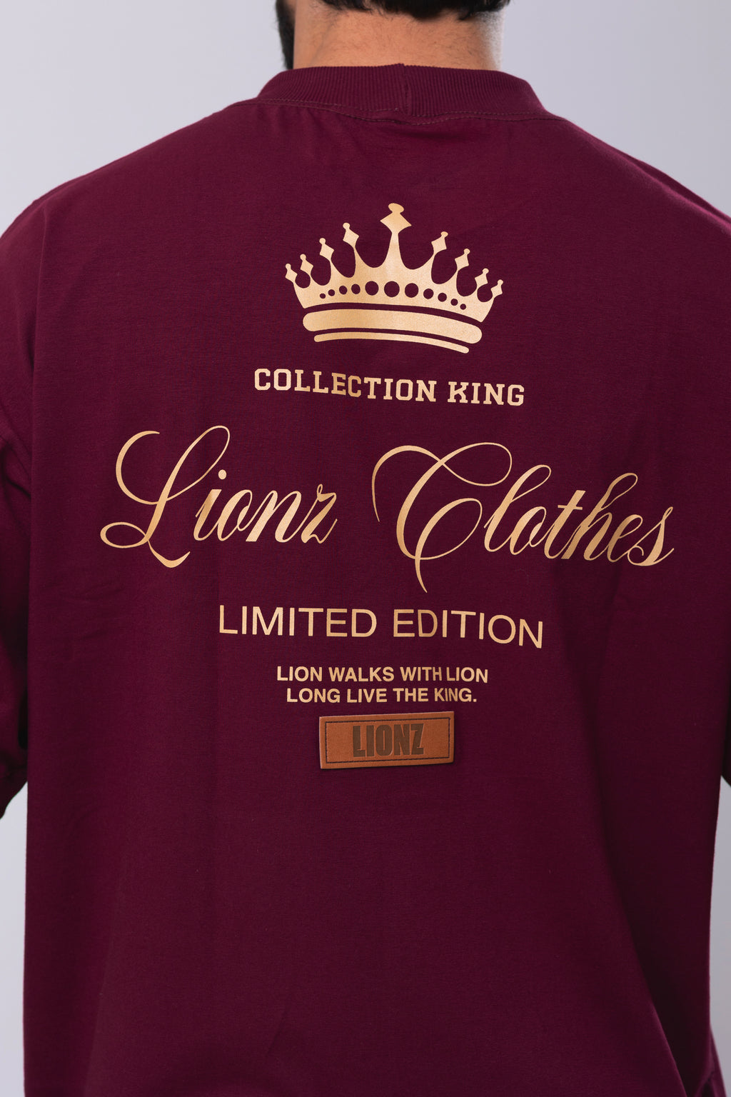 Camiseta Oversized Limited Edition - Bordo
