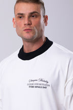 Camiseta Oversized EveryDay - OffWhite&Black