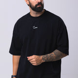 Camiseta Oversized Minimal - Preta