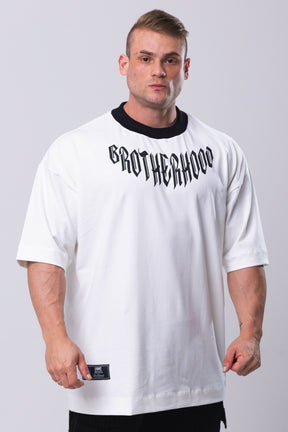 Camiseta Oversized Irmandade - Off&Black