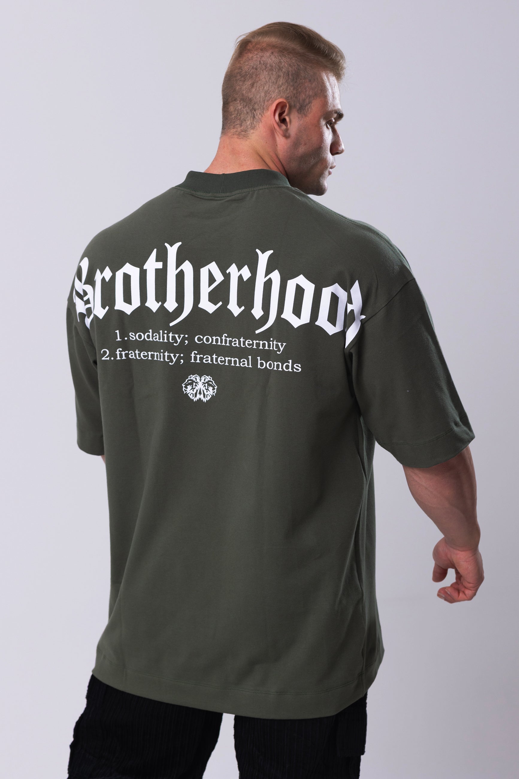 Camiseta Oversized Brotherhood - Verde