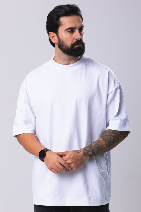 Camiseta Oversized Lisa - Branca