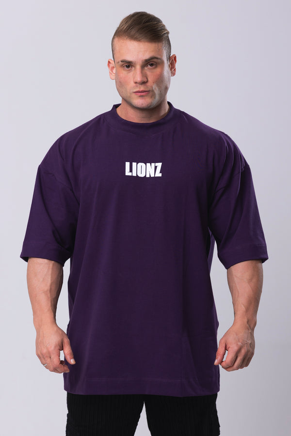 Camiseta Premium Oversized Persistence - Roxa