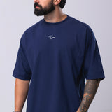 Camiseta Oversized Minimal - Marinho