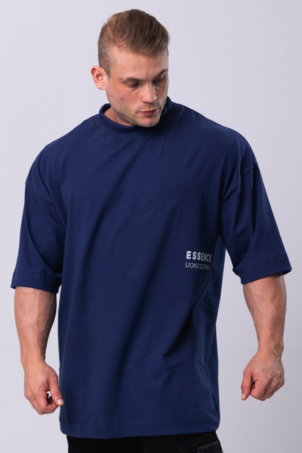 Camiseta Oversized Essence - Marinho