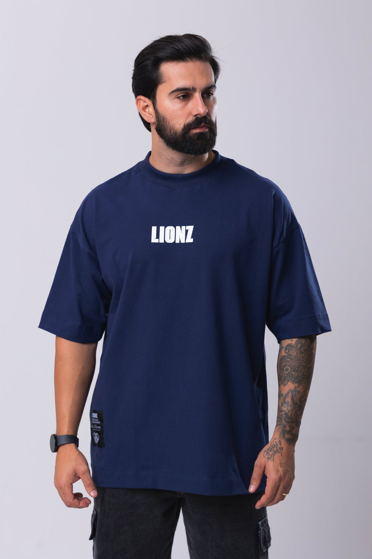 Camiseta Oversized Persistence - Marinho