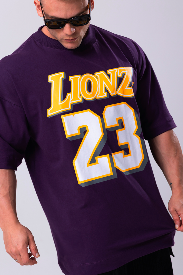 Camiseta Oversized NBA - Roxa