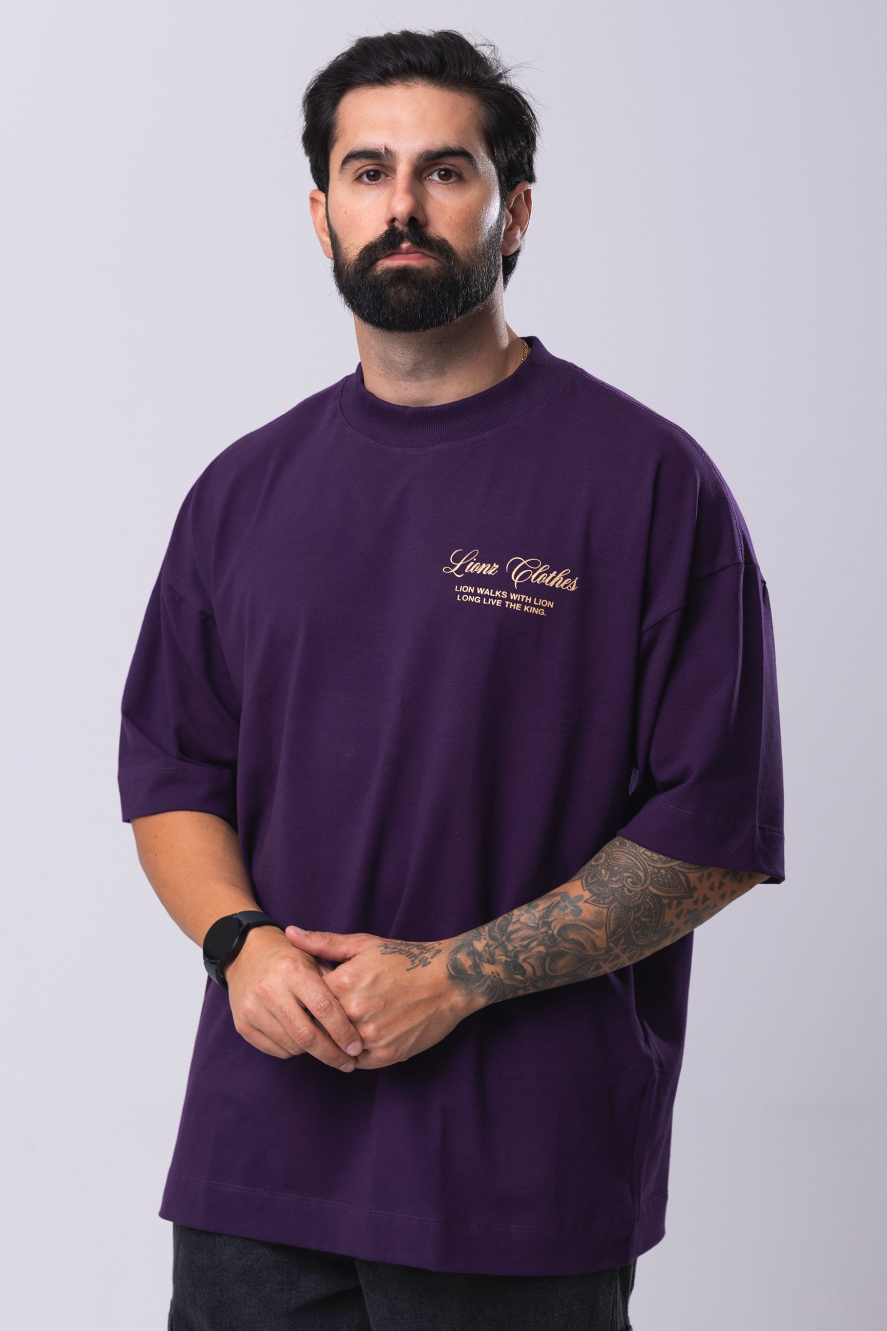 Camiseta Oversized Limited Edition - Roxa