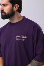 Camiseta Oversized Limited Edition - Roxa
