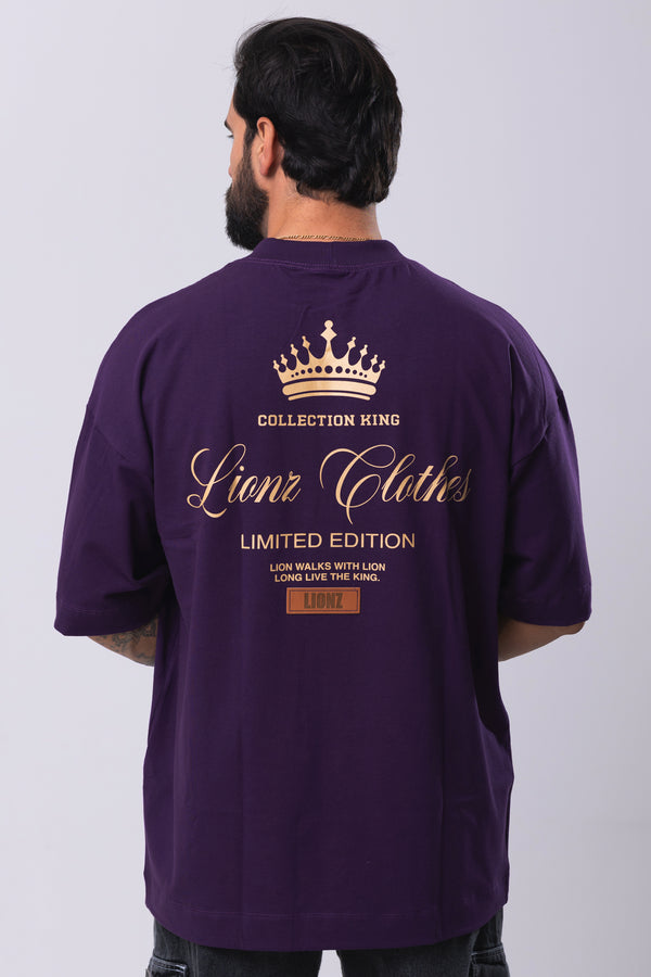 Camiseta Premium Oversized Limited Edition - Roxa