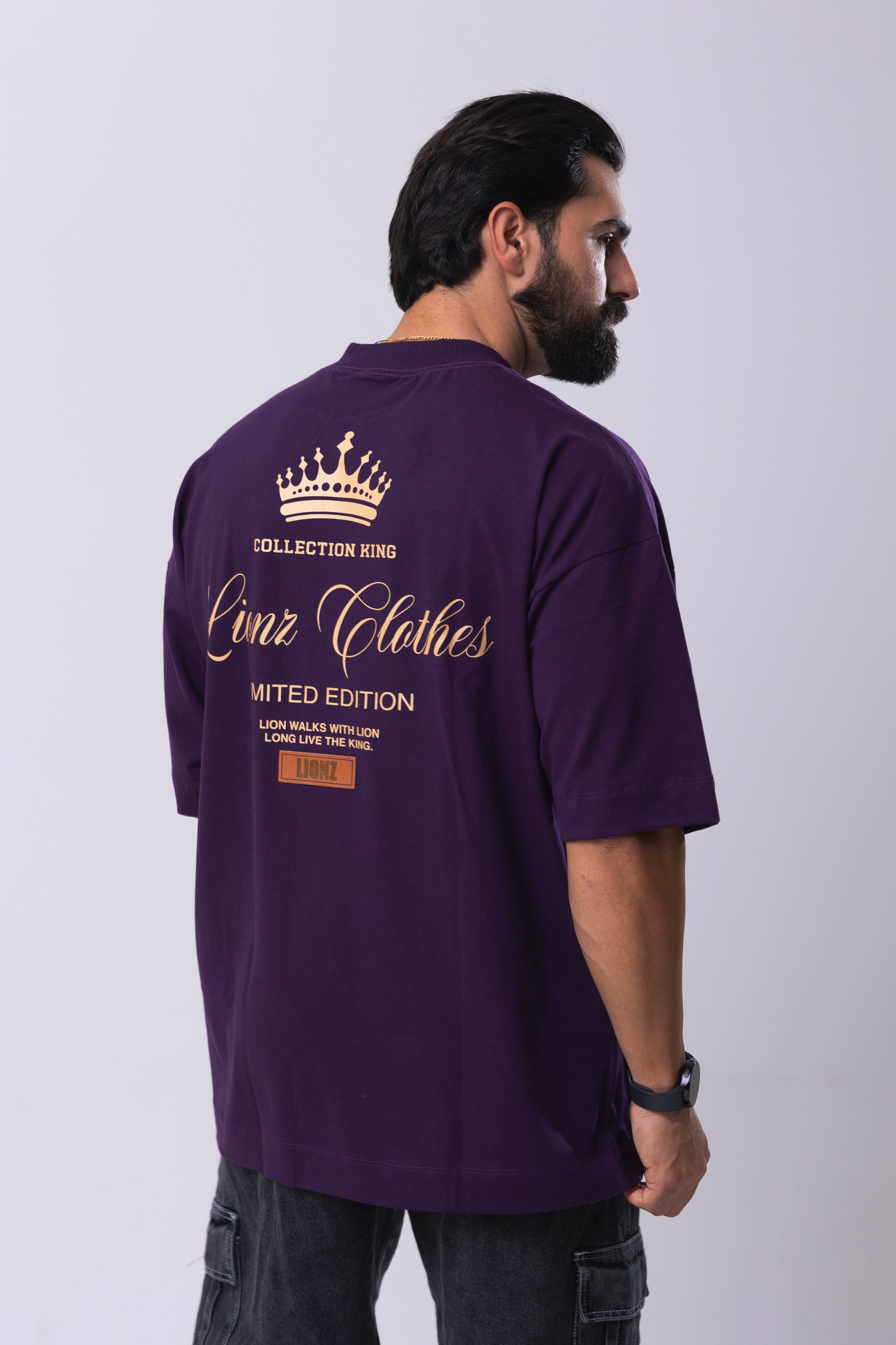 Camiseta Oversized Limited Edition - Roxa