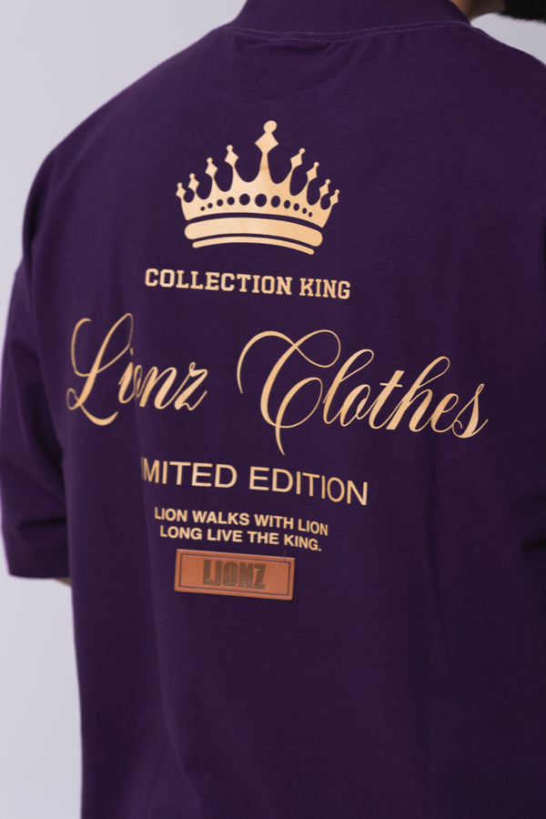 Camiseta Premium Oversized Limited Edition - Roxa