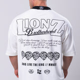 Camiseta Oversized Persistence - OffWhite&Black