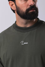Camiseta Oversized Minimal - Verde