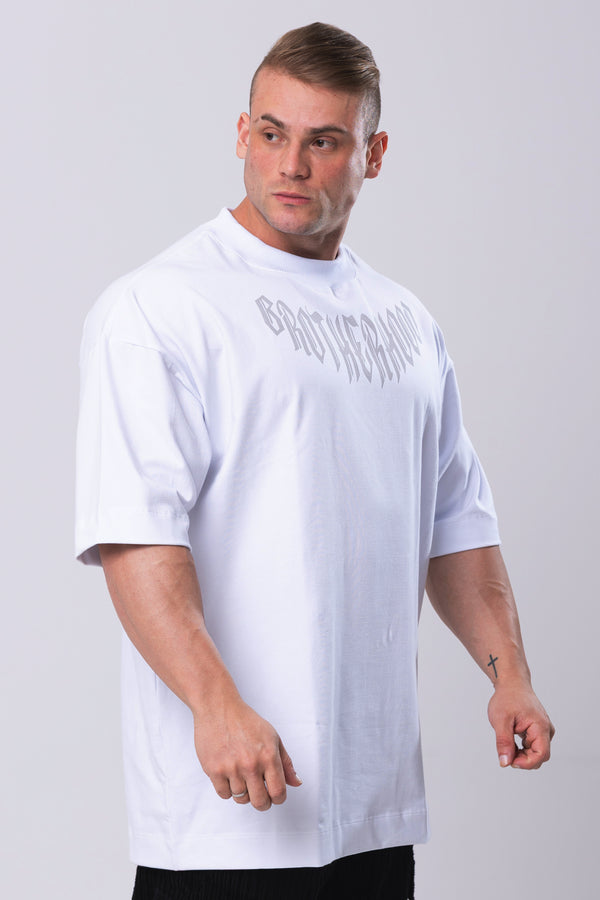 Camiseta Premium Oversized Irmandade - Branca