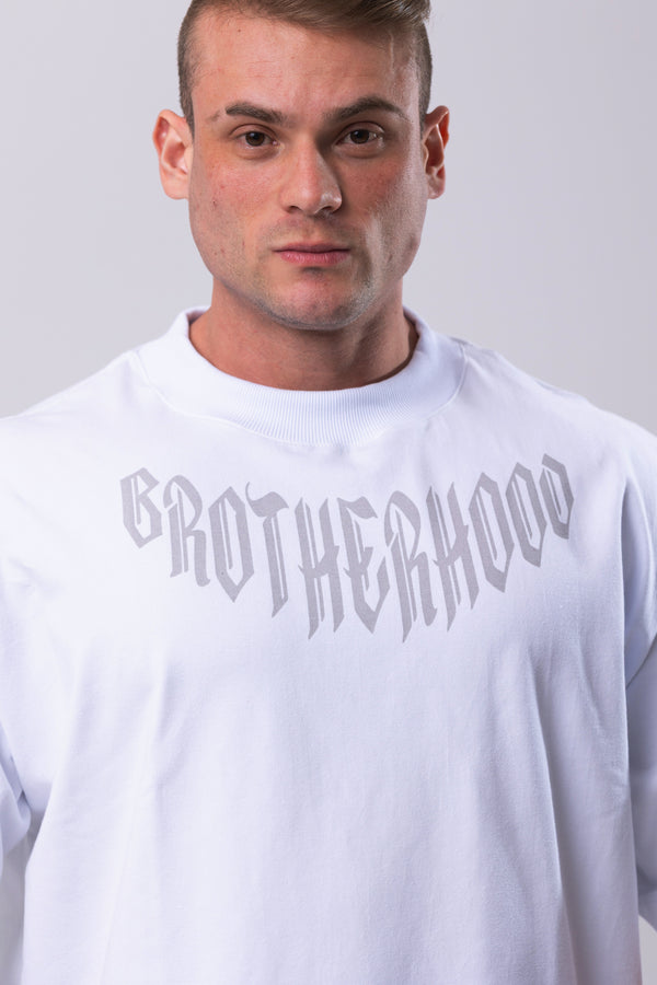 Camiseta Premium Oversized Irmandade - Branca