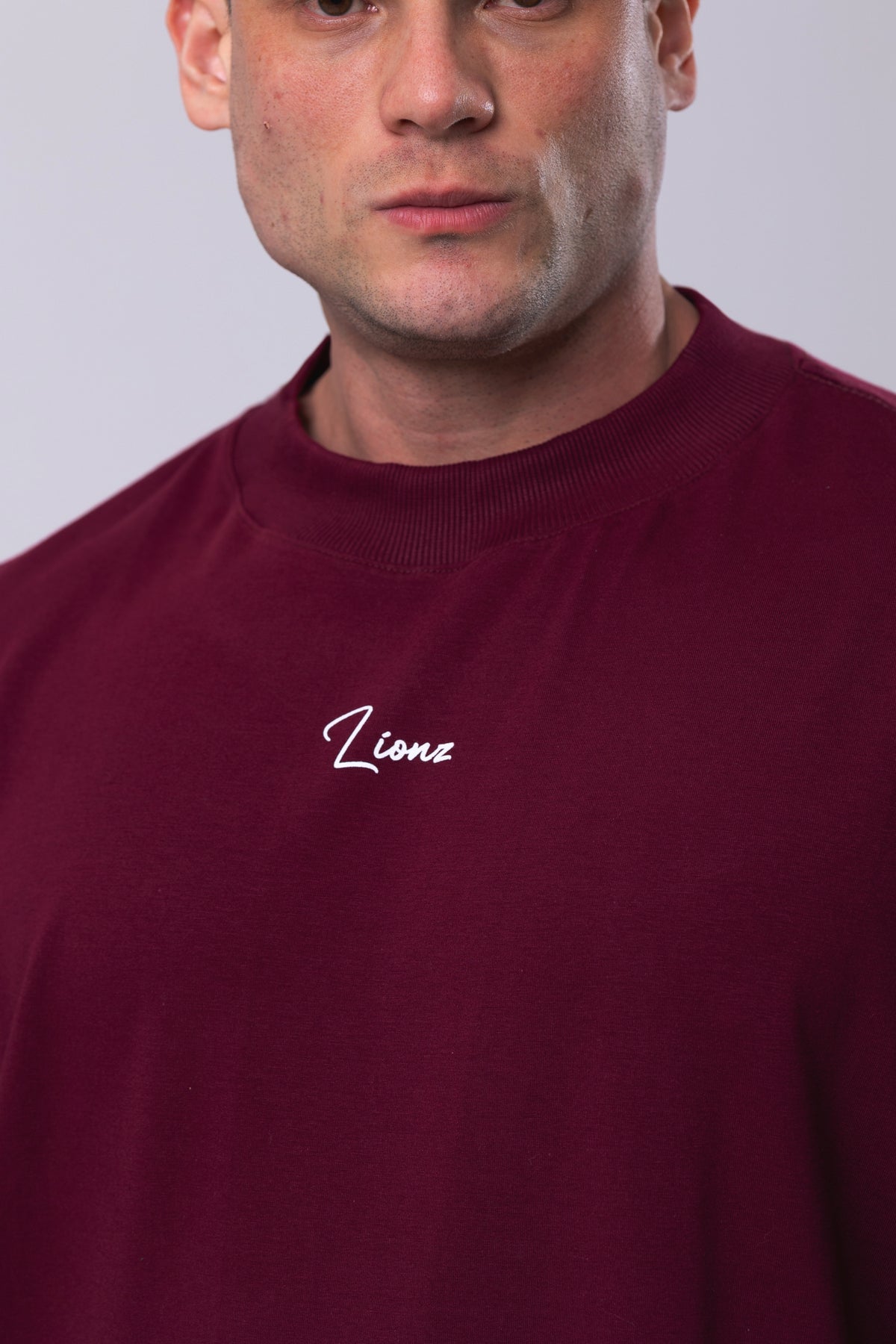 Camiseta Oversized Minimal - Bordo