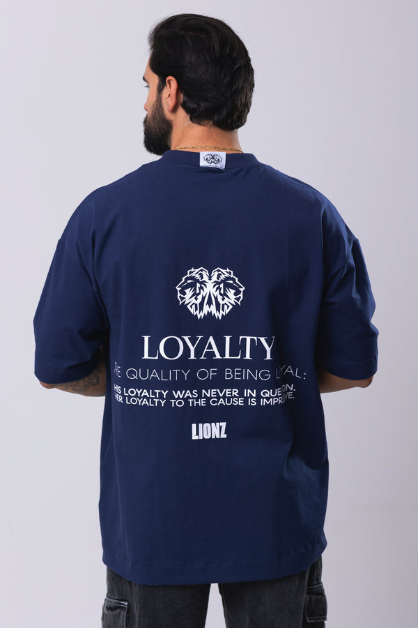 Camiseta Oversized LOYALTY - Marinho