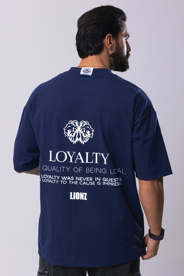 Camiseta Oversized LOYALTY - Marinho