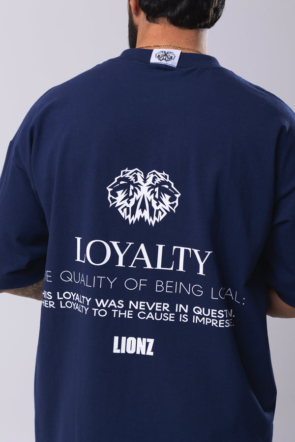 Camiseta Oversized LOYALTY - Marinho
