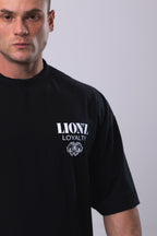 Camiseta Oversized Rozes - Preta