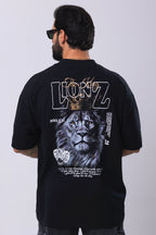 Camiseta Oversized Real King - Preta