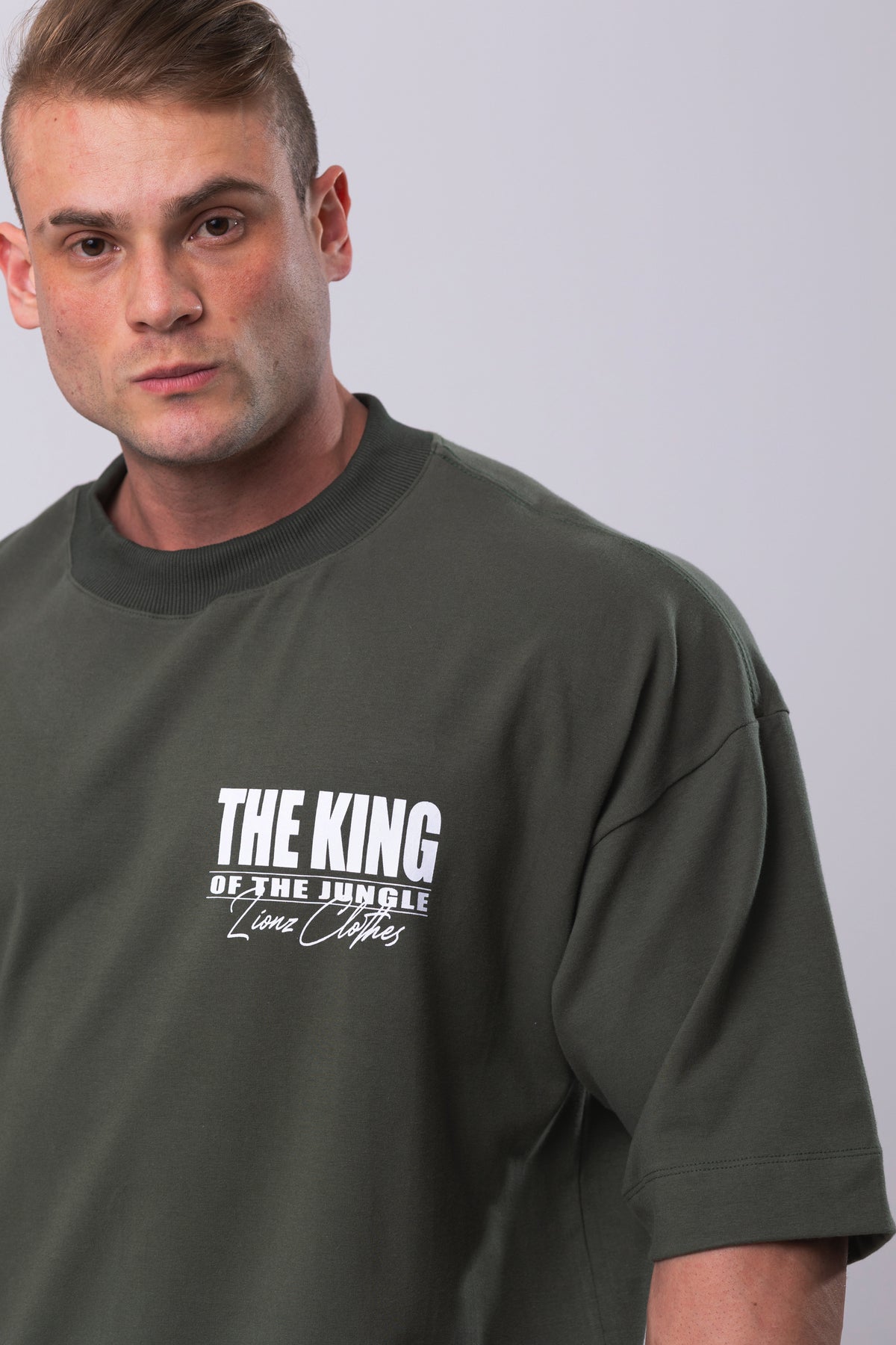 Camiseta Oversized The King - Verde