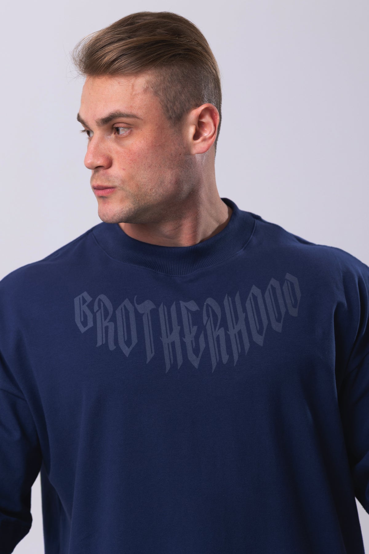 Camiseta Oversized Irmandade - Marinho