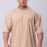Camiseta Oversized Signat - Bege