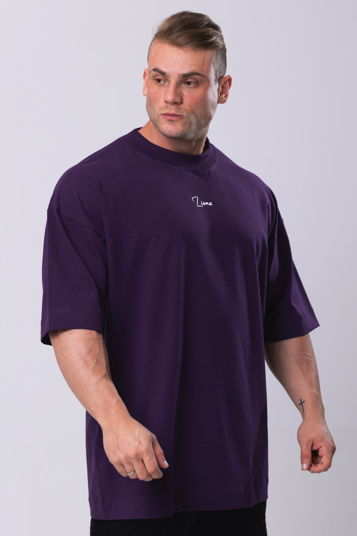 Camiseta Oversized Minimal - Roxa