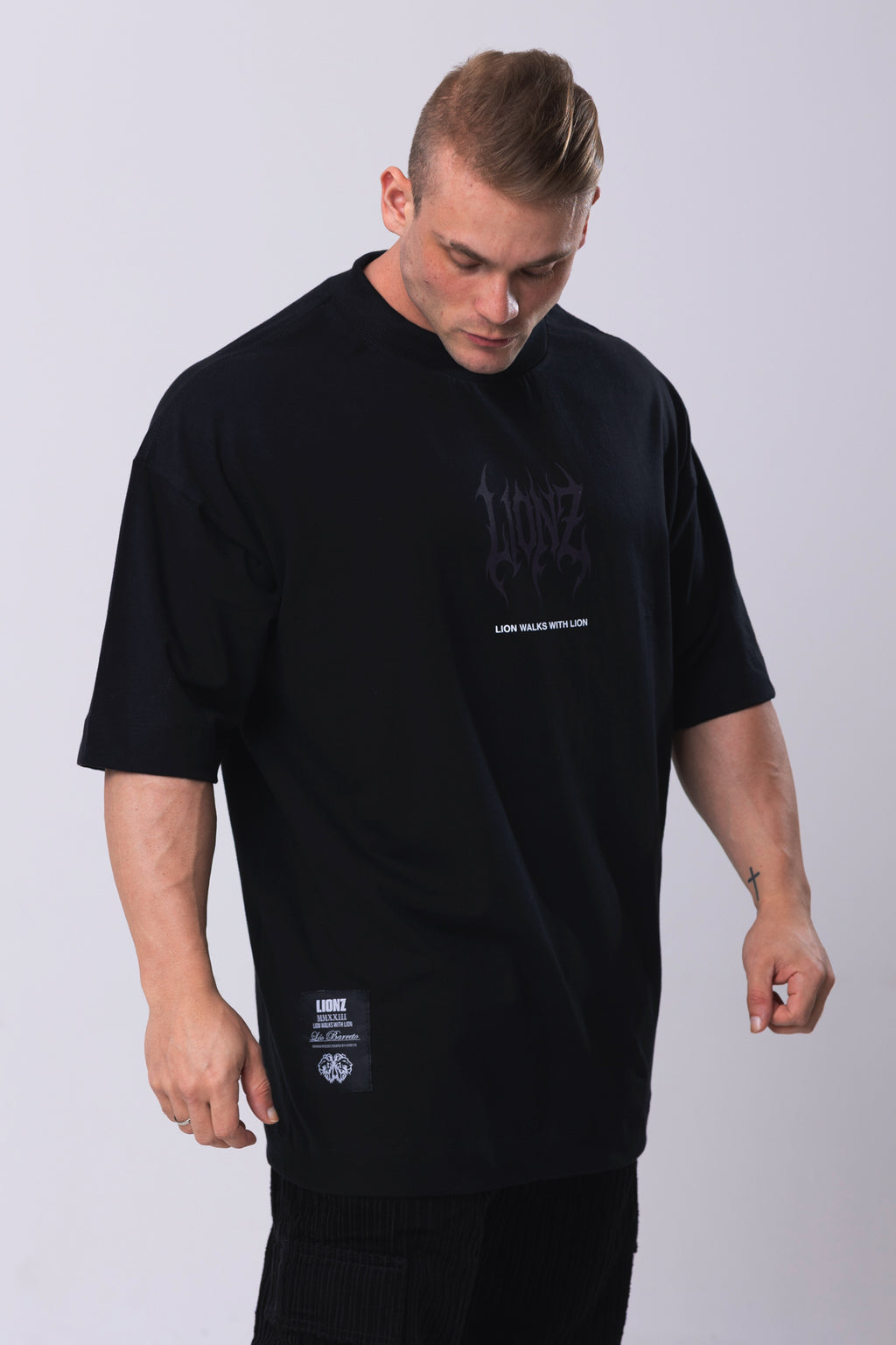Camiseta Oversized LWWL - Preta