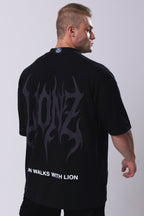 Camiseta Oversized LWWL - Preta