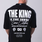 Camiseta Oversized The King - Preta