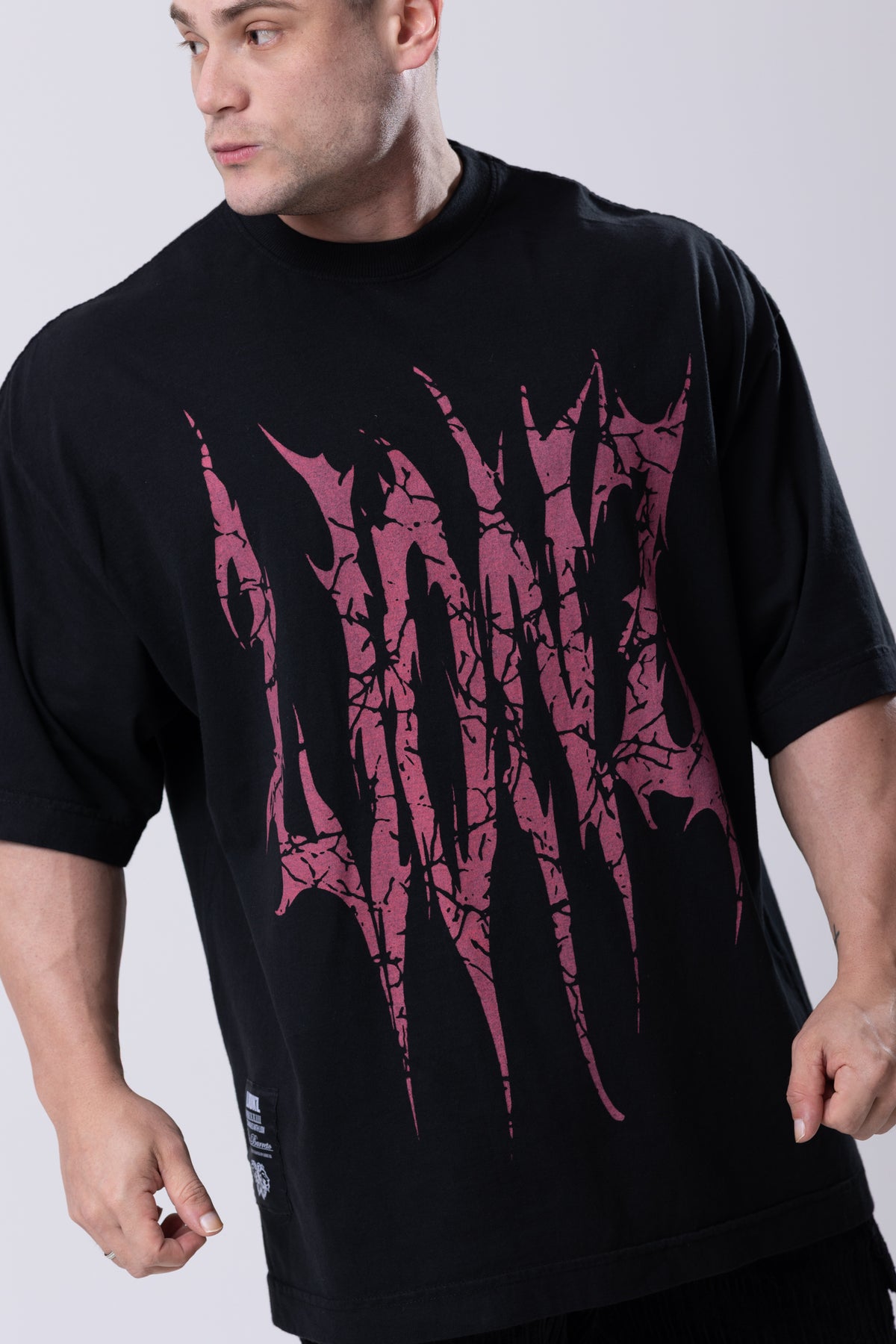 Camiseta Heavy Oversized Craft - Preta
