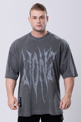 Camiseta Heavy Oversized Craft - Chumbo