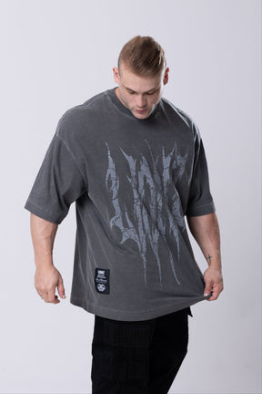 Camiseta Heavy Oversized Craft - Chumbo