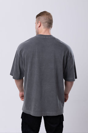 Camiseta Heavy Oversized Craft - Chumbo