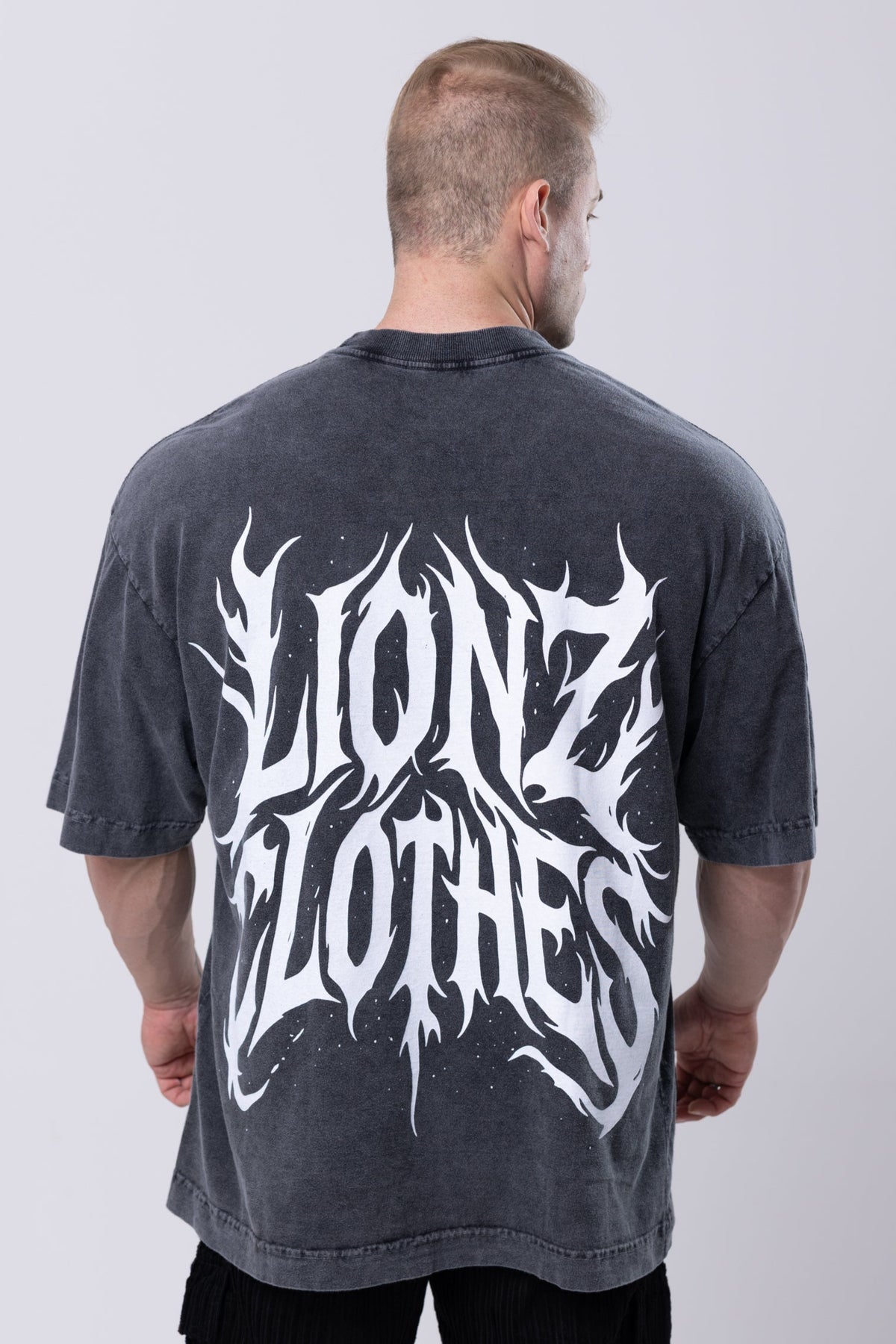 Camiseta Heavy Oversized Blair - Preta Estonada