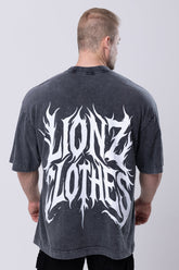Camiseta Heavy Oversized Blair - Preta Estonada