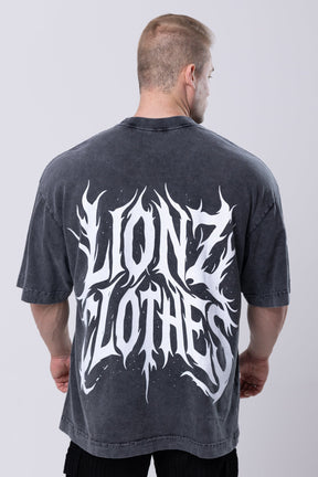 Camiseta Heavy Oversized Blair - Preta Estonada