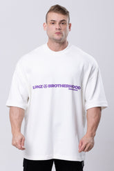 Camiseta Oversized Deluxe Brotherhood - OffWhite