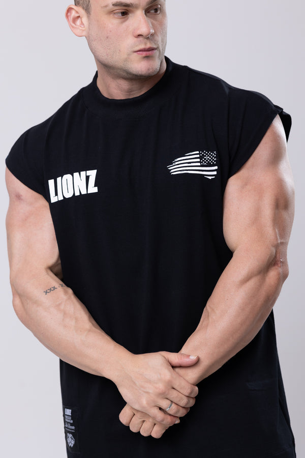 Regata Tanke American Lion - Preta