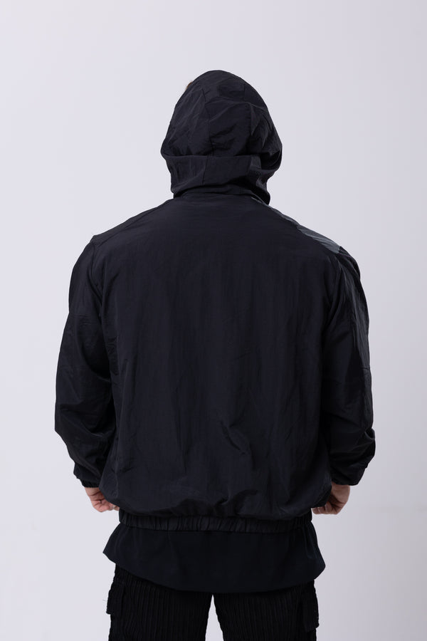 Corta Vento Leather - Preto