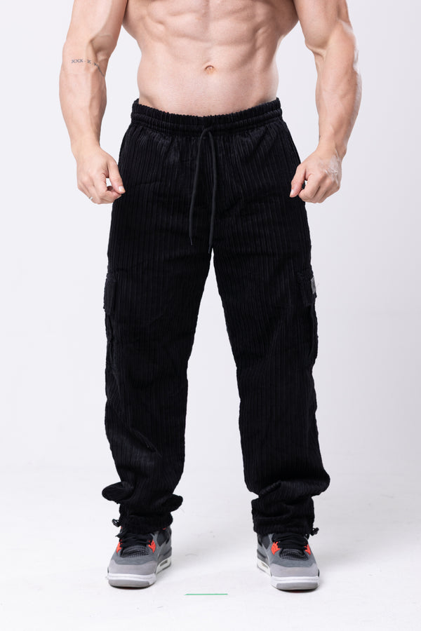 Calça Cargo Veludo Lionz - Preta